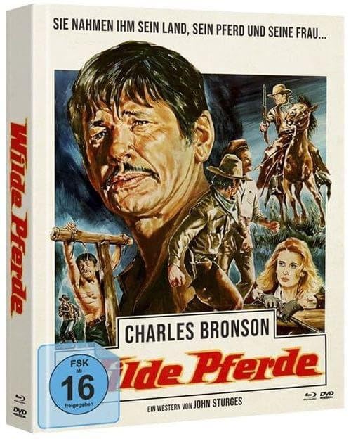 Wilde Pferde (Charles Bronson) - Mediabook - Cover C (Blu-ray+DVD) (+ Bonus-Blu-ray