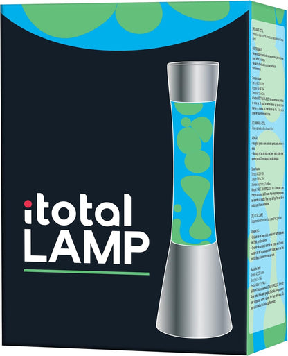 Itotal - Lava Lamp - Blue And Green - 40 Cm (Xl1794)
