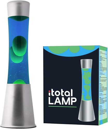 Itotal - Lava Lamp - Blue And Green - 40 Cm (Xl1794)
