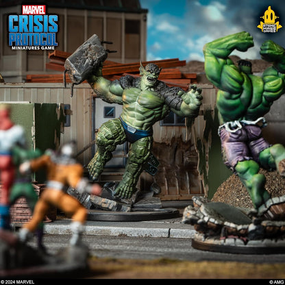 Atomic Mass Games | Marvel Crisis Protocol: Abomination & Wrecking Crew | Expansión | A Partir de 14 Años | para 2 Jugadores | 90 Min por Partida | Multilenguaje (Incluye Español