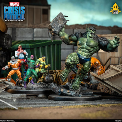 Atomic Mass Games | Marvel Crisis Protocol: Abomination & Wrecking Crew | Expansión | A Partir de 14 Años | para 2 Jugadores | 90 Min por Partida | Multilenguaje (Incluye Español