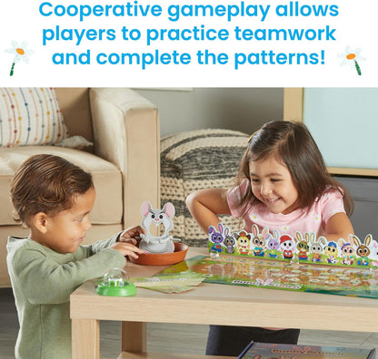 Learning Resources Bunny Brunch Board Game, Ages 3+, Preschool Games, Maths Games for Kids, Classroom Games for Early Years, Patterning Skills, 2-4 Player