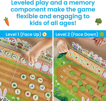 Learning Resources Bunny Brunch Board Game, Ages 3+, Preschool Games, Maths Games for Kids, Classroom Games for Early Years, Patterning Skills, 2-4 Player
