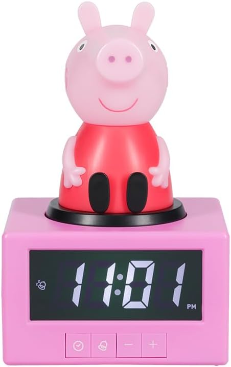 Paladone Peppa Pig Icon Alarm Clock, Multi, One Size