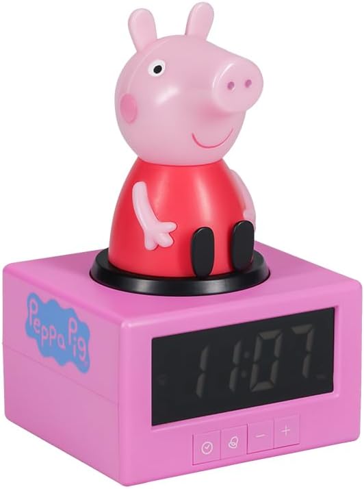 Paladone Peppa Pig Icon Alarm Clock, Multi, One Size