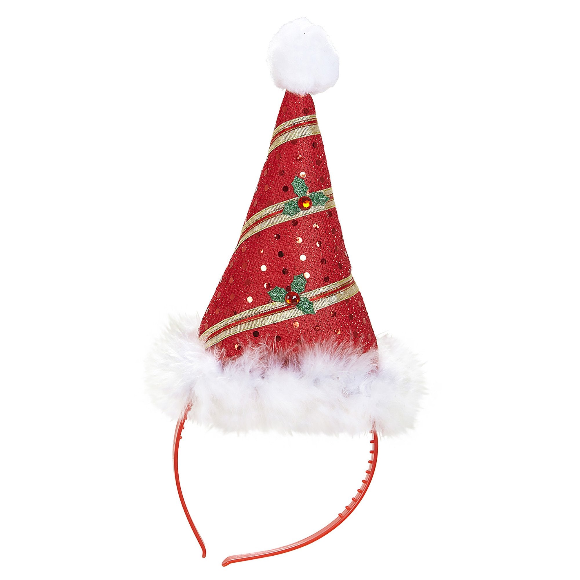 W WIDMANN MILANO Party Fashion- Babbo Natale Cappello Adulto, Multicolore, 5683