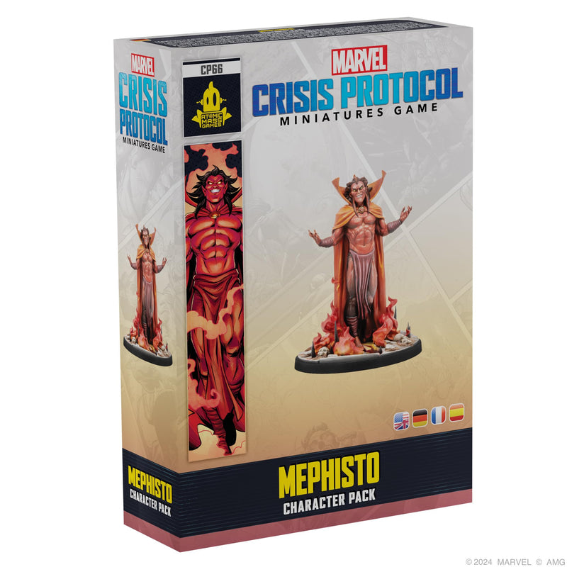 Atomic Mass Games | Marvel Crisis Protocol: Mephisto | Expansión | Juego de Miniaturas | A Partir de 14 Años | para 2 Jugadores | 90 Minutos por Partida | Multilenguaje (Incluye Español