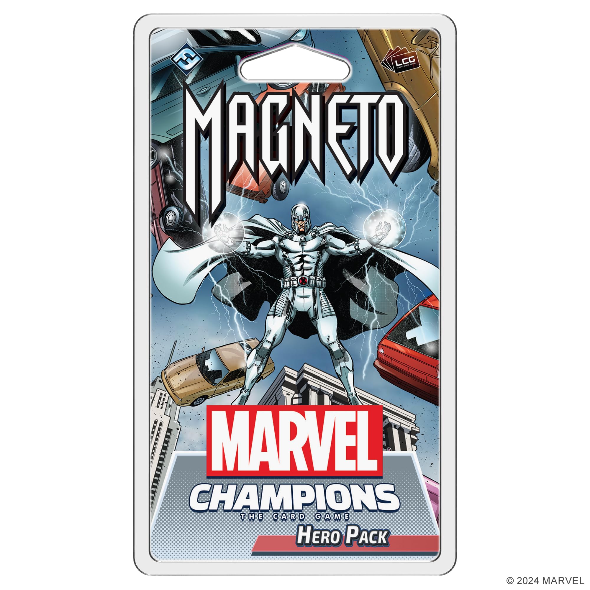 Fantasy Flight Games Marvel Champions The Card Game Magneto Hero Pack - Superhelden-Strategiespiel, Kooperatives Spiel für Kinder und Erwachsene, ab 14 Jahren, 1-4 Spieler, 45-90 Minuten Spielzeit