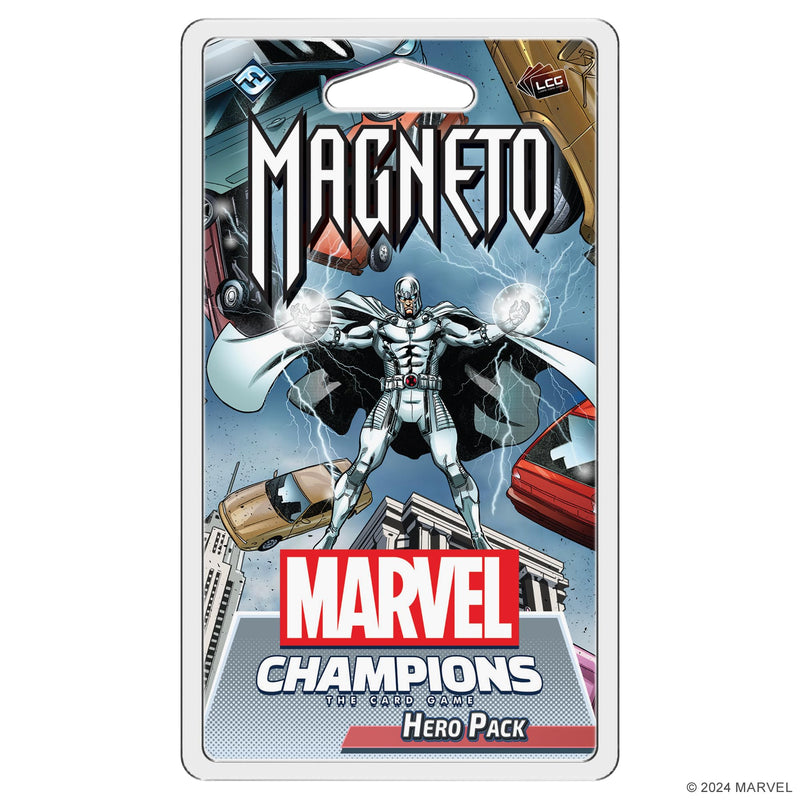 Fantasy Flight Games Marvel Champions The Card Game Magneto Hero Pack - Superhelden-Strategiespiel, Kooperatives Spiel für Kinder und Erwachsene, ab 14 Jahren, 1-4 Spieler, 45-90 Minuten Spielzeit