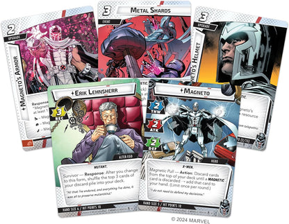 Fantasy Flight Games Marvel Champions The Card Game Magneto Hero Pack - Superhelden-Strategiespiel, Kooperatives Spiel für Kinder und Erwachsene, ab 14 Jahren, 1-4 Spieler, 45-90 Minuten Spielzeit