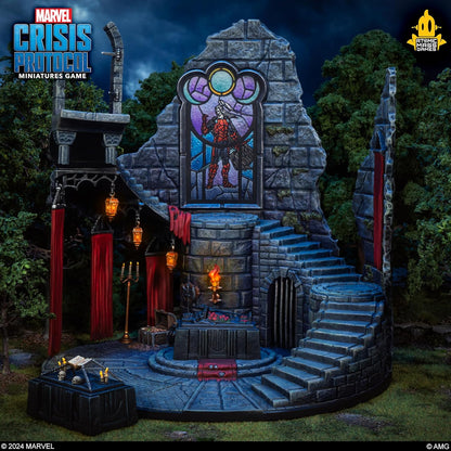 Atomic Mass Games | Marvel Crisis Protocol: Tomb of Dracula | Pack De Terreno | A Partir de 14 Años | para 2 Jugadores | 90 Minutos por Partida | Multilenguaje (Incluye Español