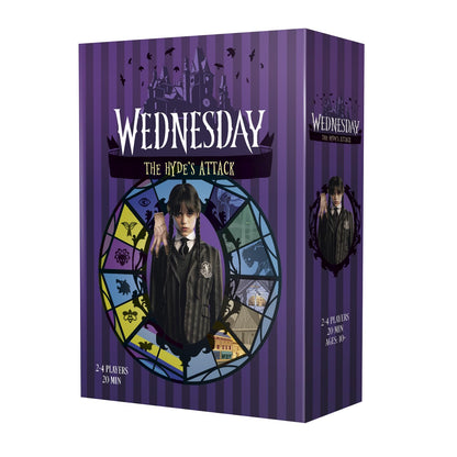 Mixlore | Wednesday - The Hyde's Attack | Cooperative Board Game | Ages 10+ | 2-4 Players | 20 Minutes Playing Time