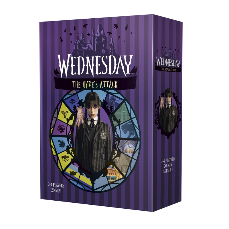 Mixlore | Wednesday - The Hyde's Attack | Cooperative Board Game | Ages 10+ | 2-4 Players | 20 Minutes Playing Time