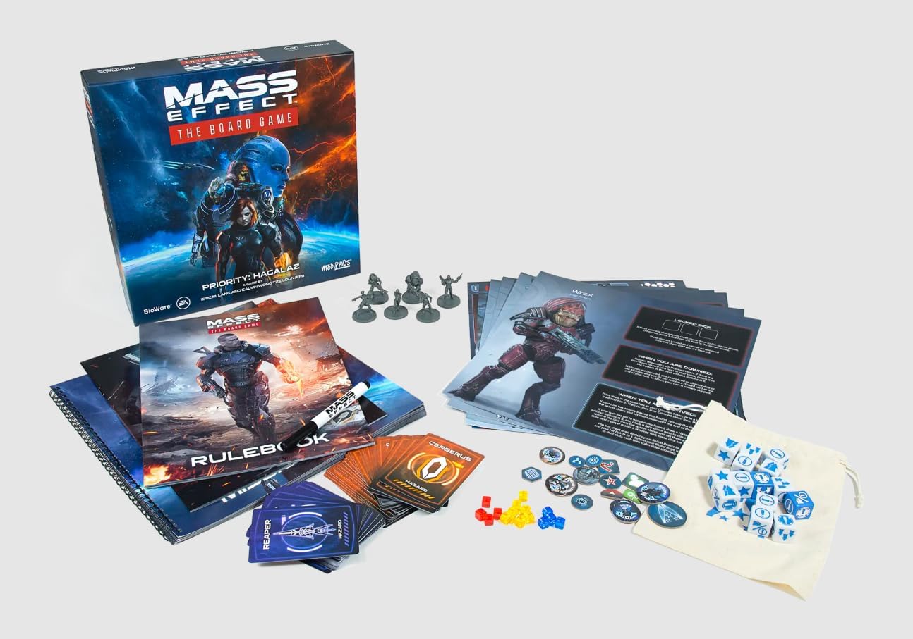 Modiphius | Mass Effect: Priority Hagalaz | Board Game | Ages 14+ | 1-4 Players | 60+ Minutes Playing Time
