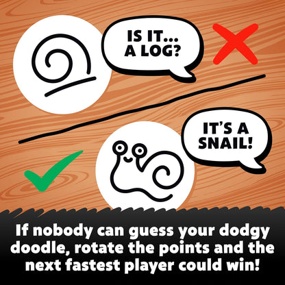 Quick Draw Party Game | Fast, Frantic And Hilarious Drawing Game | For Kids, Teens And Adults | Ages 8+ | 3-6 Players | 30 Minute Playtime