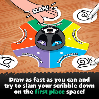 Quick Draw Party Game | Fast, Frantic And Hilarious Drawing Game | For Kids, Teens And Adults | Ages 8+ | 3-6 Players | 30 Minute Playtime