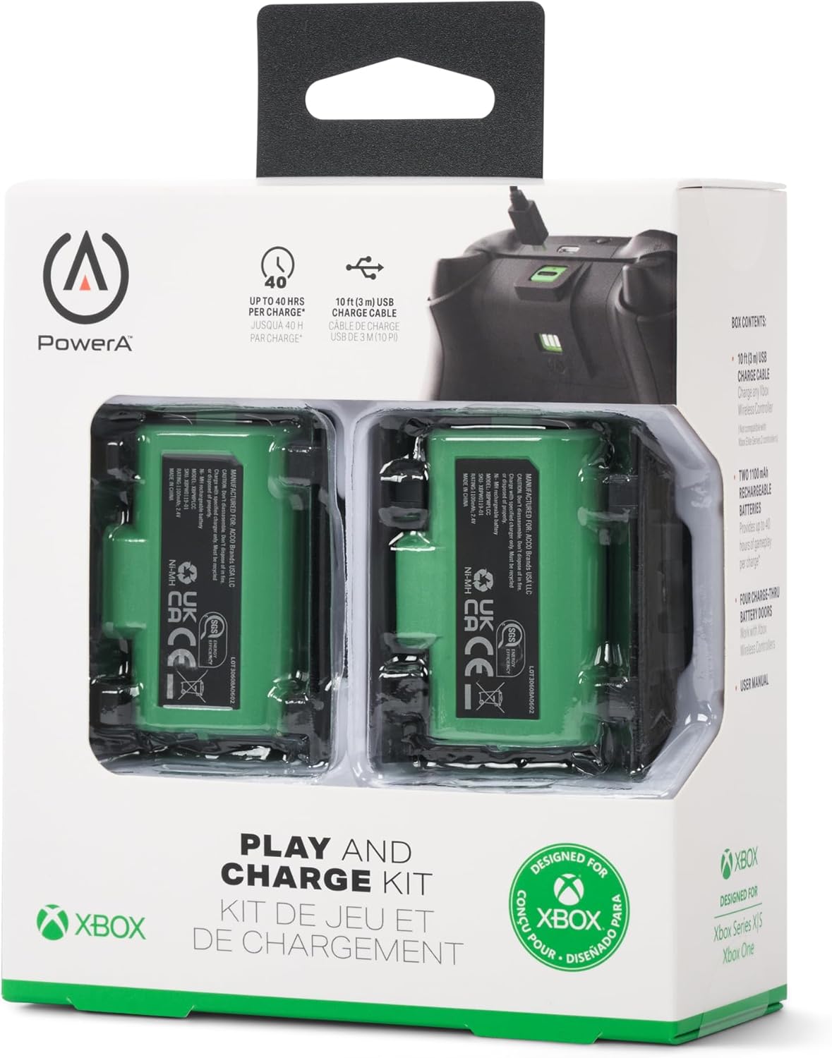 Powera Play & Charge Kit - Xbox Series X/S - Black