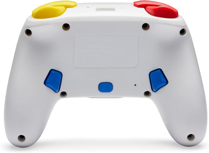 PowerA Nano Enhanced Wireless Controller for Nintendo Switch, Switch Lite & OLED Model, Rechargeable Bluetooth Gamepad with up to 20 Hours of Play Time, Official: Mario Victory