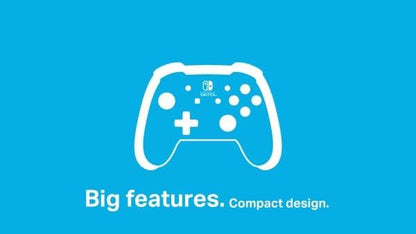 PowerA Nano Enhanced Wireless Controller for Nintendo Switch, Switch Lite & OLED Model, Rechargeable Bluetooth Gamepad with up to 20 Hours of Play Time, Official: Mario Victory