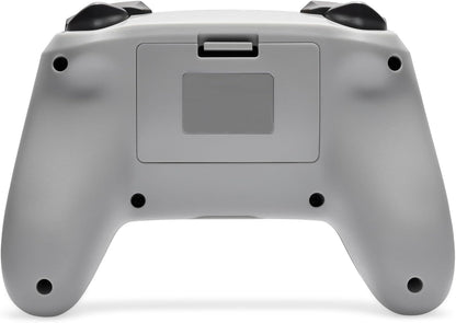 PowerA draadloze controller voor de Nintendo Switch - Retrogrijs, Switch - OLED-model, Switch Lite, gamepad, gamecontroller, Bluetooth-controller, bewegingscontroller, officieel gelicentieerd