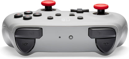 PowerA draadloze controller voor de Nintendo Switch - Retrogrijs, Switch - OLED-model, Switch Lite, gamepad, gamecontroller, Bluetooth-controller, bewegingscontroller, officieel gelicentieerd