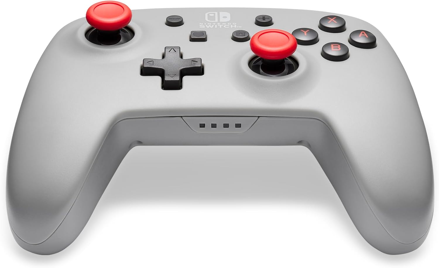 PowerA draadloze controller voor de Nintendo Switch - Retrogrijs, Switch - OLED-model, Switch Lite, gamepad, gamecontroller, Bluetooth-controller, bewegingscontroller, officieel gelicentieerd