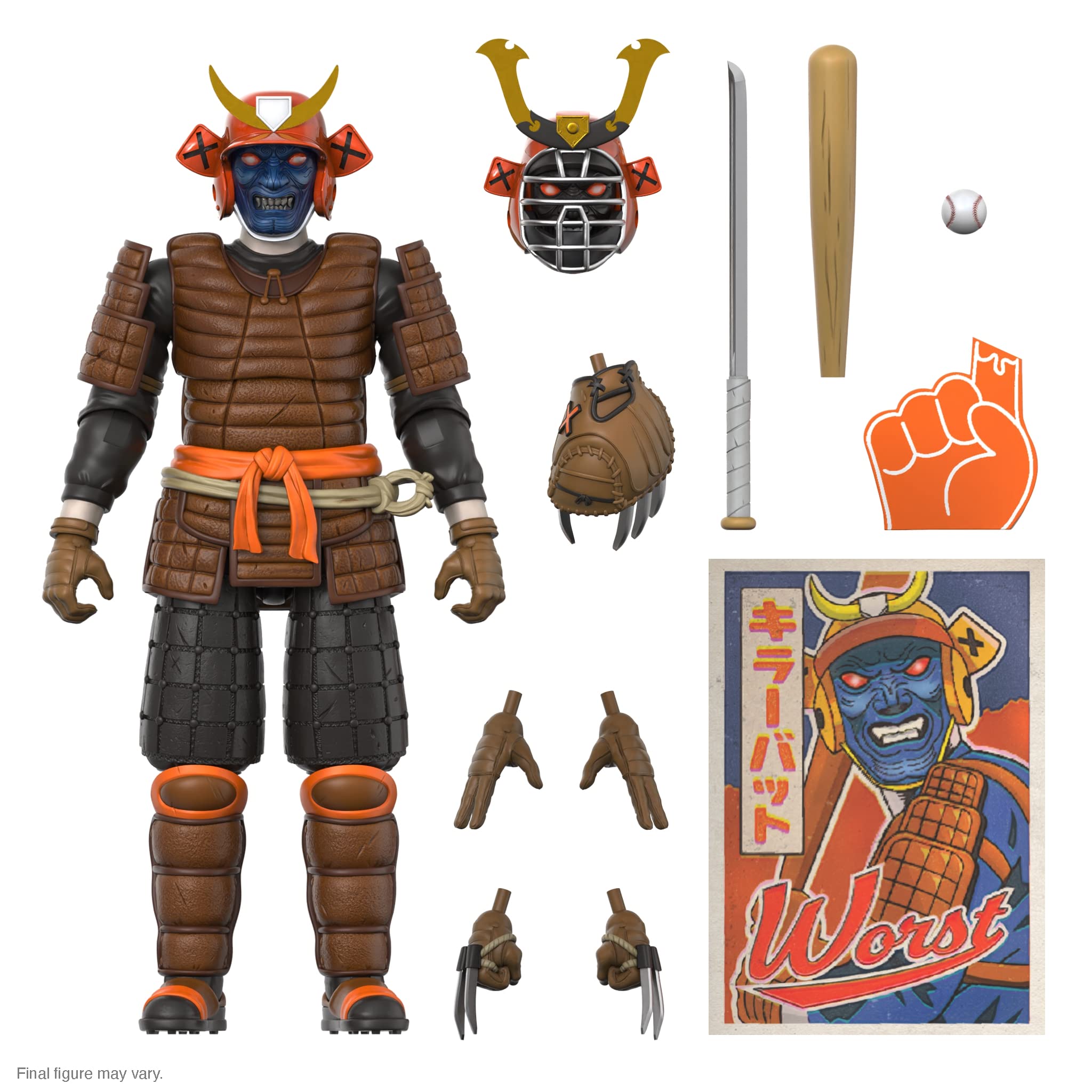 Super7 ULTIMATES! The Worst Killer Bat - 7" The Worst Action Figure with Accessories Collectibles and Retro Toys