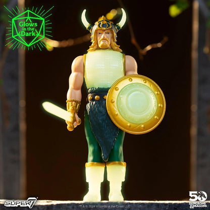 Super7 Dungeons and Dragons Formidable Fighter Glow Figure 3.75 Inch