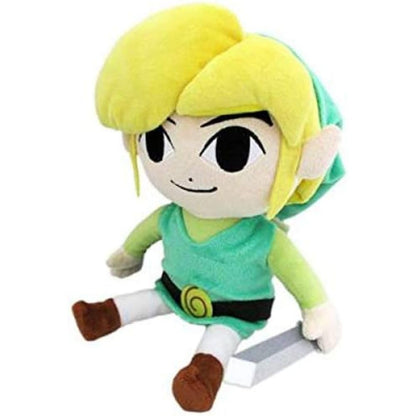 Sanei Legend Of Zelda Link Plush Toy, 18 cm, Officially Licensed, Polyester, Washable