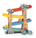 small foot Dino, Robust Marble Run Made of FSC 100%-Certified Wood, for Kids Aged 18+ Months, 12614, Coloured