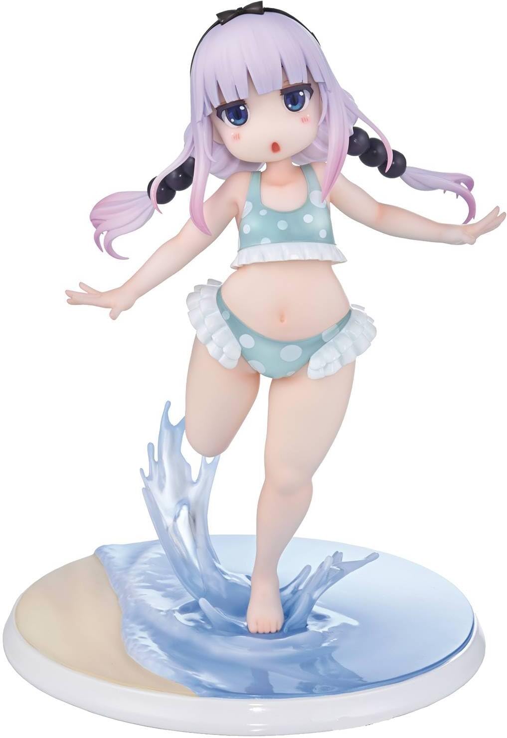 Mishiranu Joshikousei ni Kankinsareta Mangaka no Hanashi statuette PVC 1/6 Kanna Kamui Swimsuit On the Beach Ver. 20 cm