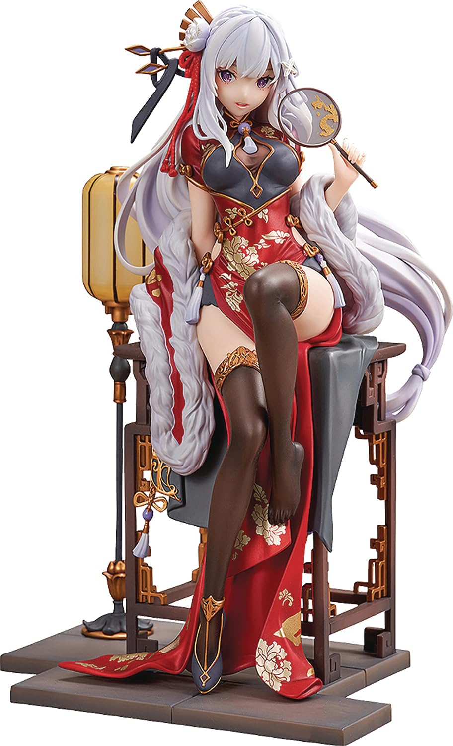 KADOKAWA - Emilia Graceful Beauty 2024 New Year Ver. Statue 24cm re Zero Starting Life in Another World 1/7 Scale, Color Black (KAD24189