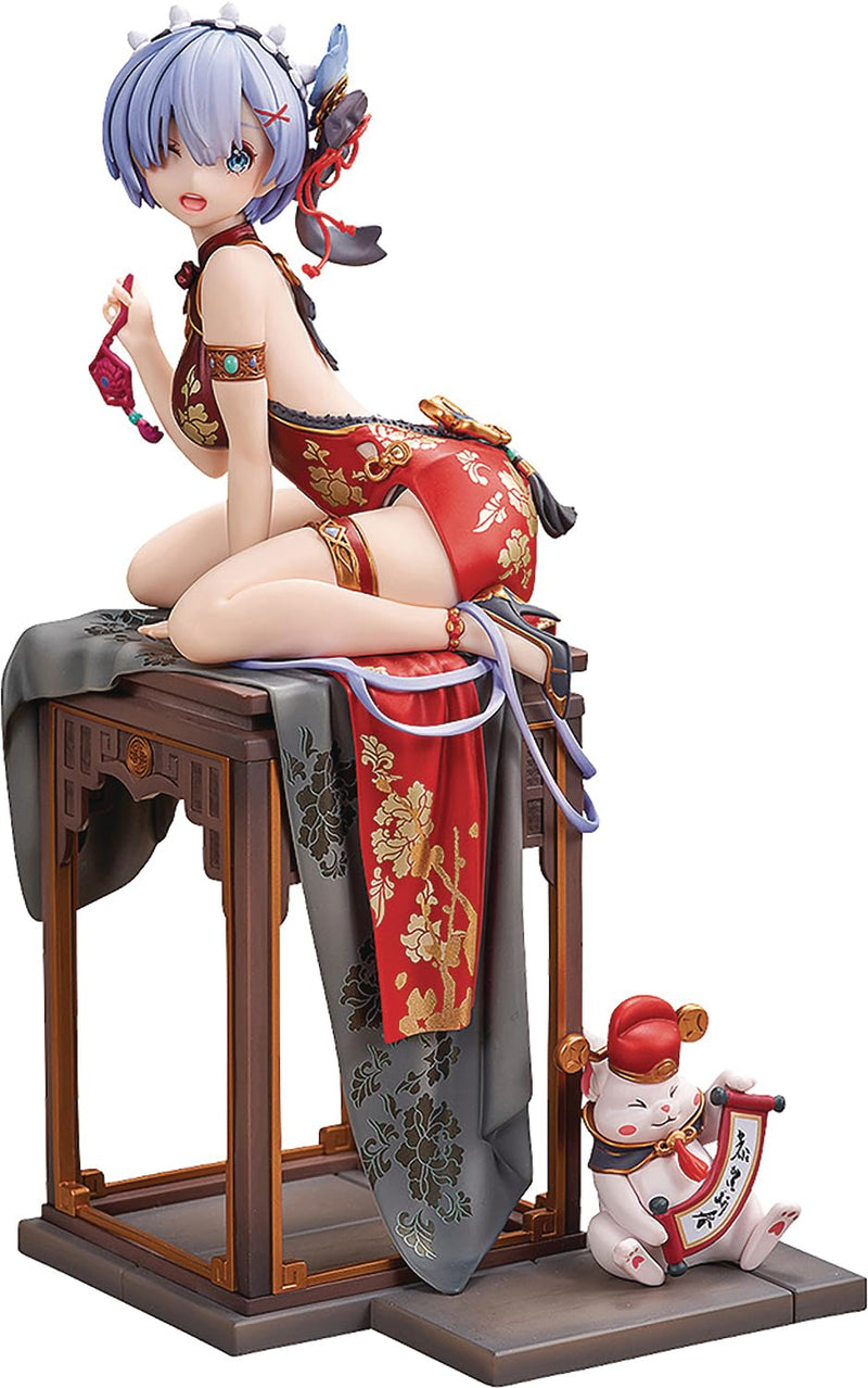 KADOKAWA - Rem Graceful Beauty 2024 New Year Ver. Statue 22cm re Zero Starting Life in Another World 1/7 Scale, Color Black (KAD24190)