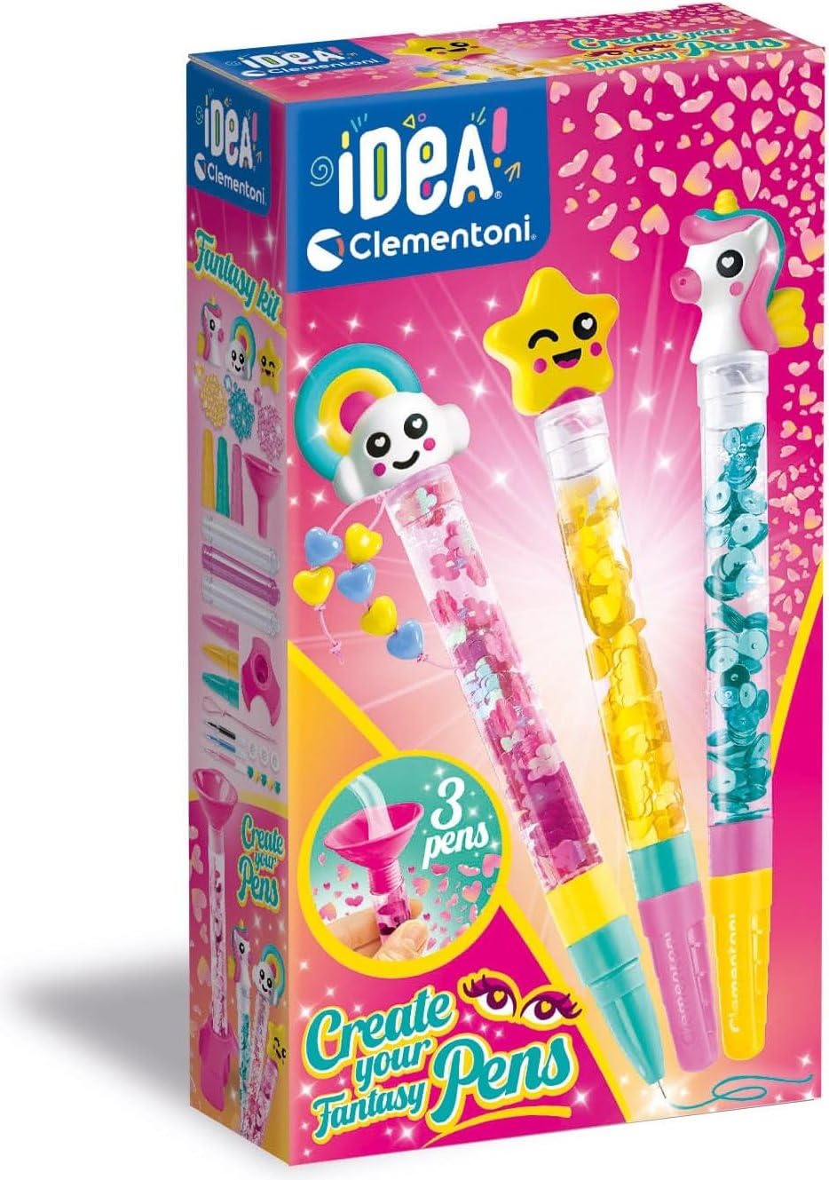 Mini Factory Fancy Pens Clementoni Set Creative
