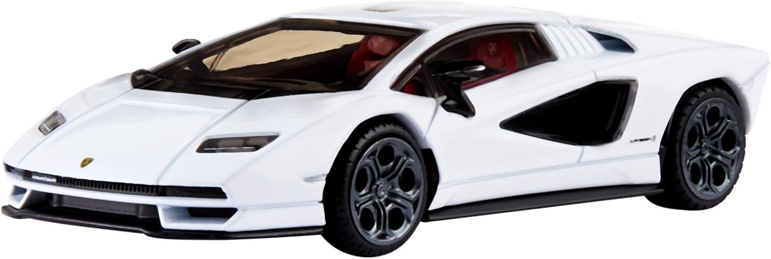 Hot Wheels Premium Lamborghini Countach LPI 800-4, 1:43rd Scale Vehicle, Officially Licensed Replicas for Adult Collectors, Real Riders Tires, Metal/Metal Body & Chassis, HMD49