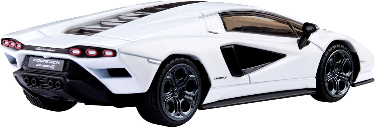 Hot Wheels Premium Lamborghini Countach LPI 800-4, 1:43rd Scale Vehicle, Officially Licensed Replicas for Adult Collectors, Real Riders Tires, Metal/Metal Body & Chassis, HMD49