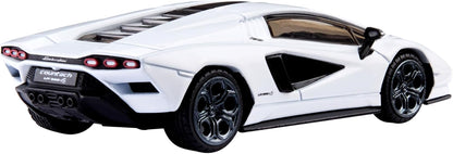 Hot Wheels Premium Lamborghini Countach LPI 800-4, 1:43rd Scale Vehicle, Officially Licensed Replicas for Adult Collectors, Real Riders Tires, Metal/Metal Body & Chassis, HMD49