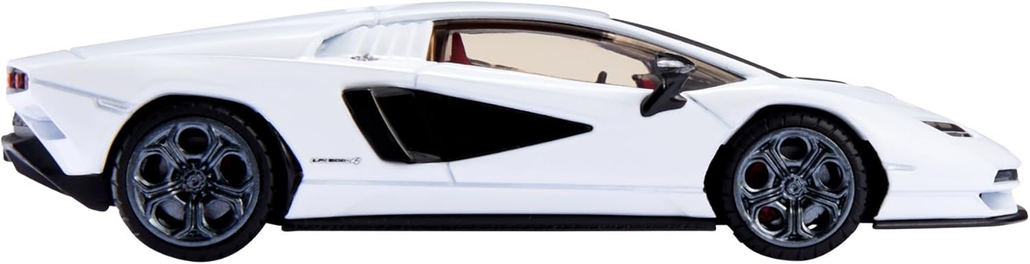 Hot Wheels Premium Lamborghini Countach LPI 800-4, 1:43rd Scale Vehicle, Officially Licensed Replicas for Adult Collectors, Real Riders Tires, Metal/Metal Body & Chassis, HMD49
