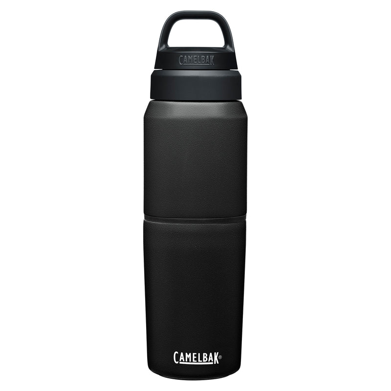 Camelbak Multibev Stainless Steel Vacuum Stainless 500ml Bottle With 350ml Cup 2020 Black/Black 500ml