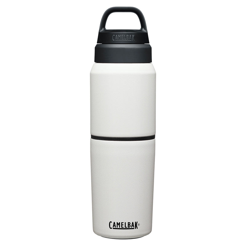 Camelbak Multibev Stainless Steel Vacuum Stainless 500ml Bottle With 350ml Cup 2020 White/White 500ml