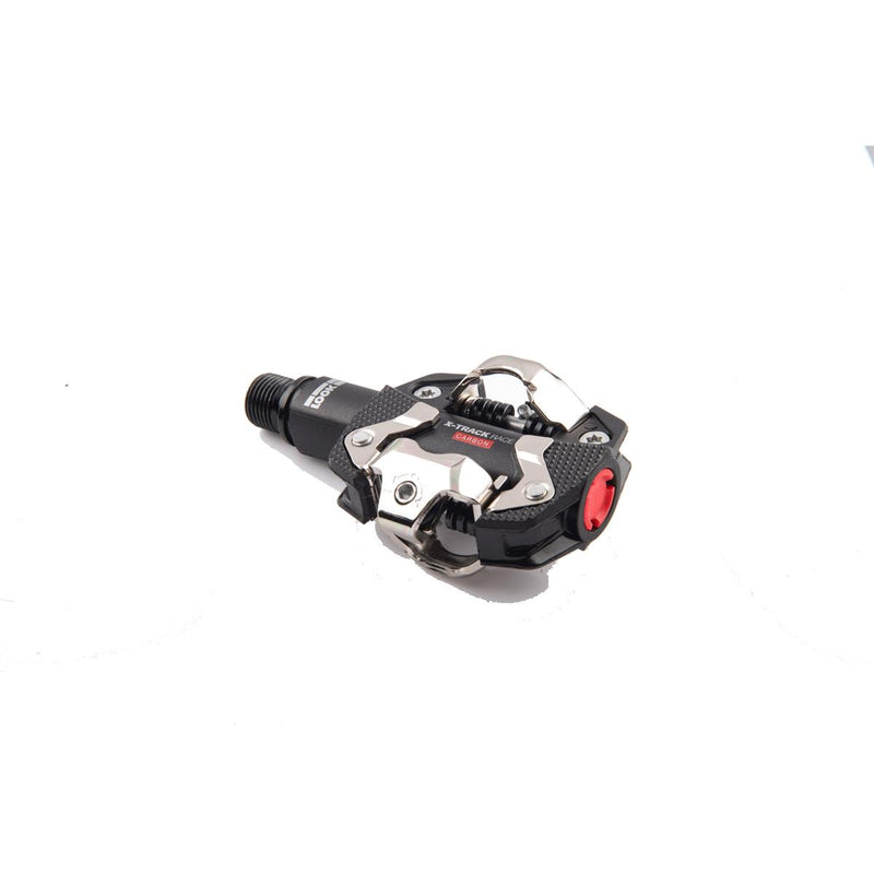 LOOK Cycle - Pedali MTB X-TRACK Race Carbon - Meccanismo Compatibile SPD - Corpo in Carbonio - Asse in Chromoly+ - Affidabilità Estrema, Ampia Superficie d’Appoggio - Pedali Automatici MTB