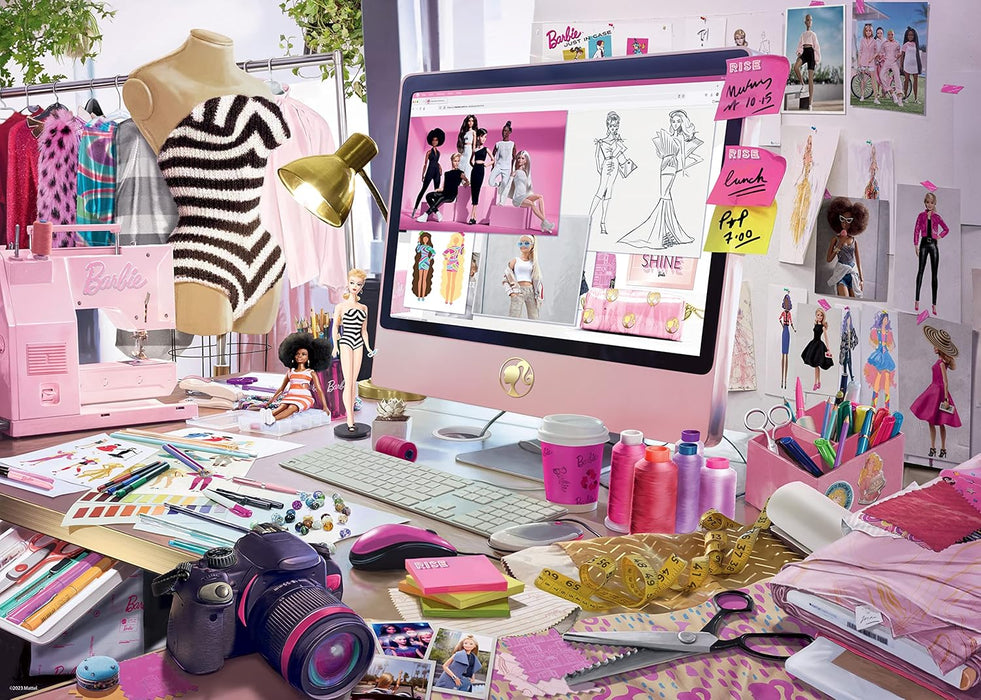 Ravensburger Barbie Jigsaw Puzzles for Kids and Adults Age 12 Years Up - 1000 Pieces - Fashion Icon