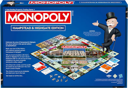 Winning Moves Hampstead & Highgate Monopoly Regional Monopoly Board Game