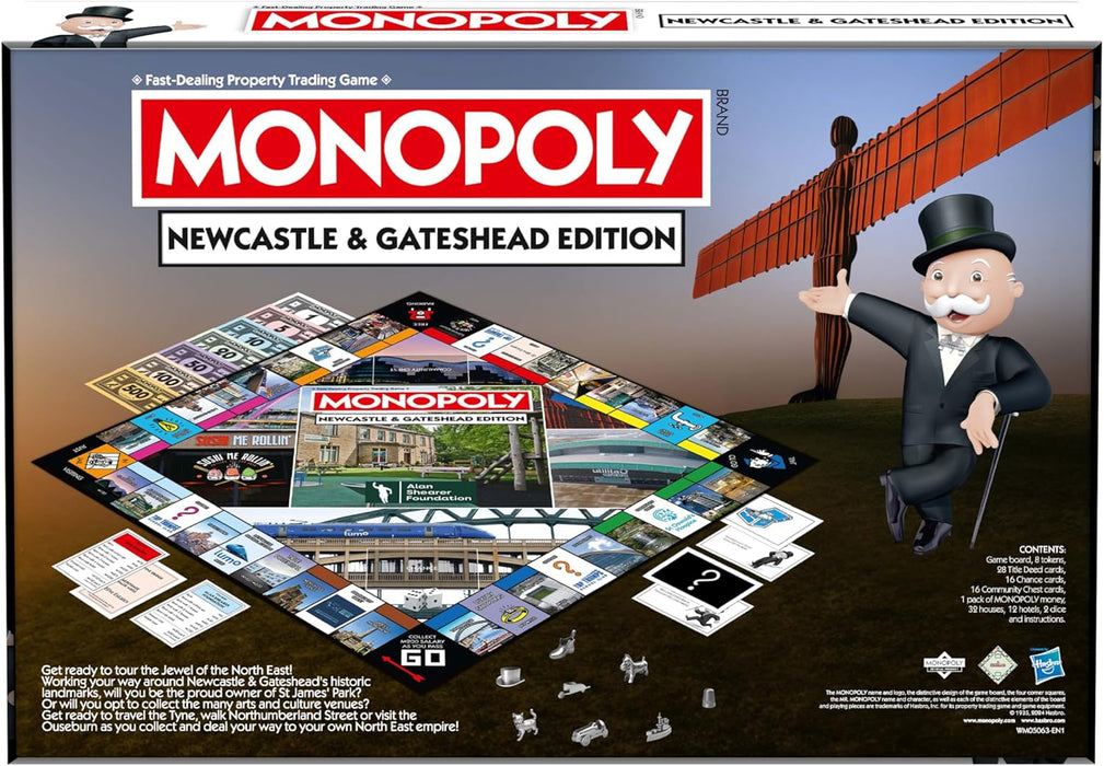 Winning Moves Newcastle & Gateshead Monopoly Regional Monopoly Board Game