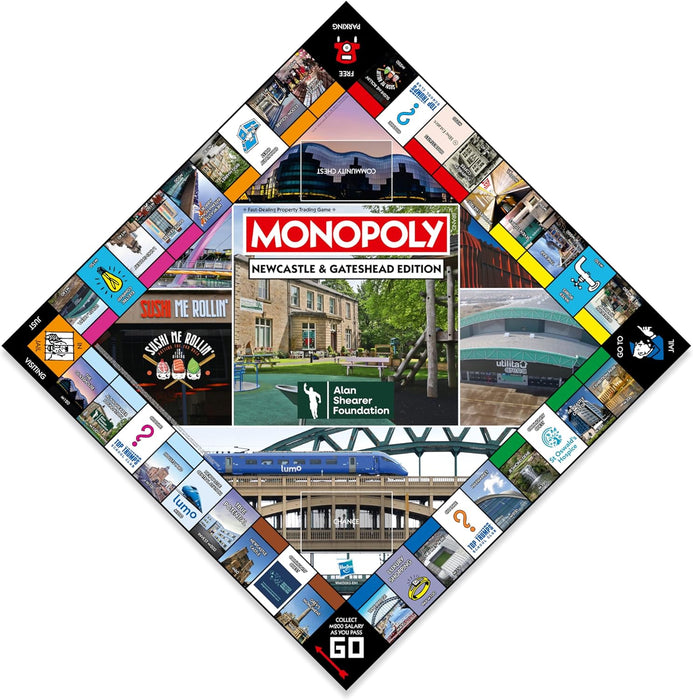 Winning Moves Newcastle & Gateshead Monopoly Regional Monopoly Board Game