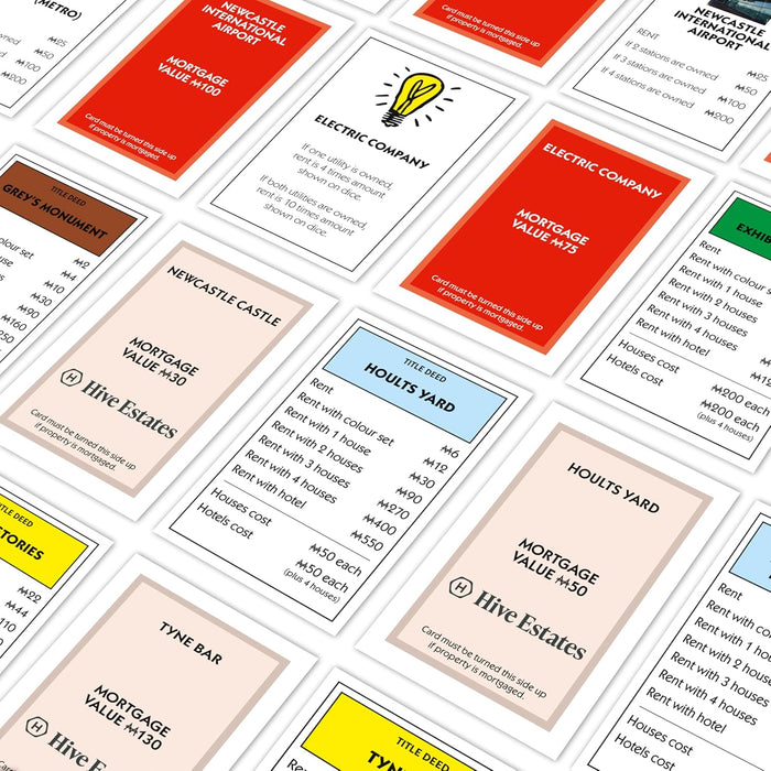 Winning Moves Newcastle & Gateshead Monopoly Regional Monopoly Board Game