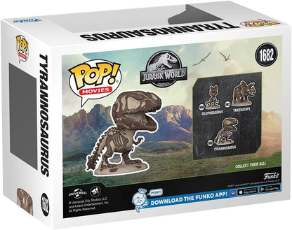 Funko POP! Movies: JP Fossil - Tyrannosaurus - Jurassic Park - Collectable Vinyl Figure - Gift Idea - Official Merchandise - Toys for Kids & Adults - Movies Fans - Model Figure for Collectors