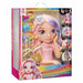 Rainbow High Styling Head - 33 cm Bella - 4-in-1 Playset with Washable Hair Creams, Nail Polish, Brush, & Hair Colouring Tool, Style, Colour, and Polish, Rinse & Repeat, For Kids 4-12 Years Old