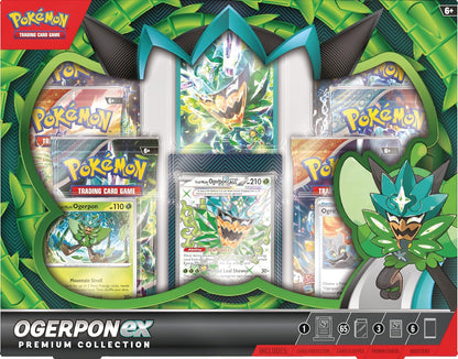 Pokémon TCG:Ogerpon ex Premium Collection (3 Foil Cards & 6 Boosters