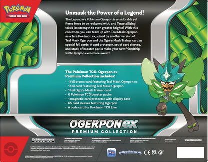 Pokémon TCG:Ogerpon ex Premium Collection (3 Foil Cards & 6 Boosters